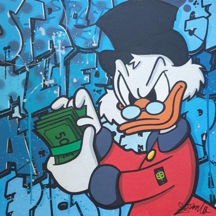 Painting LETTER AND MONEY by Fermla | Painting Street art Graffiti Pop icons