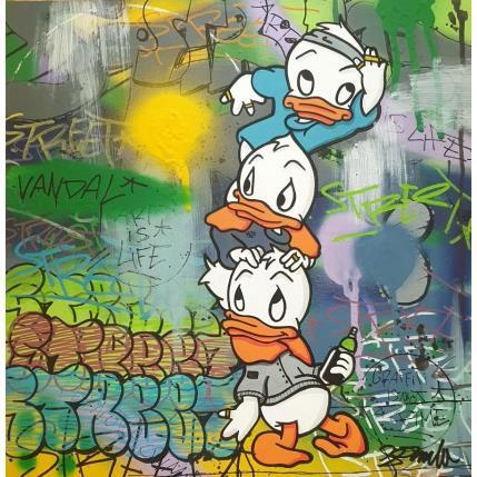 Painting PICSOU GANG by Fermla | Painting Street art Graffiti Pop icons