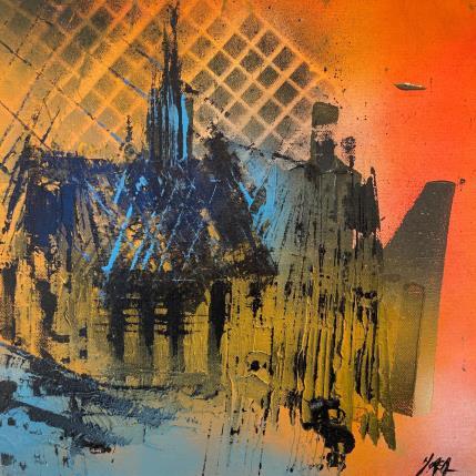 Painting Stephansdom IV by Horea | Painting Figurative Oil Urban