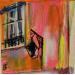 Gemälde Fenêtre sur cour von Anicet Olivier | Gemälde Figurativ Urban Acryl