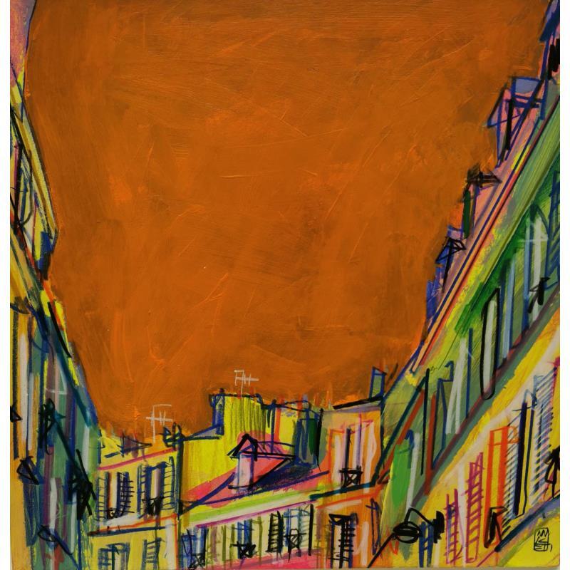 Painting Le quinzième jour de l'automne by Anicet Olivier | Painting Figurative Acrylic Urban