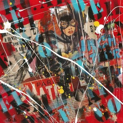 Painting Batwoman n°1 by Drioton David | Painting Pop art Mixed Pop icons