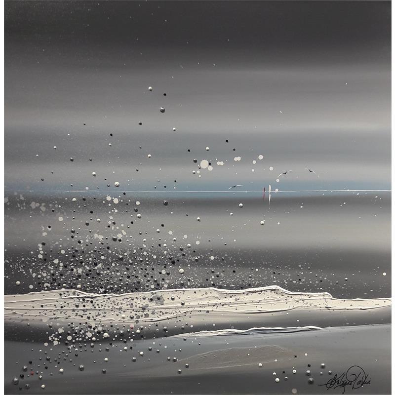 Painting L'espoir et l'horizon by Fonteyne David | Painting Figurative Marine Oil Acrylic