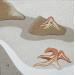 Painting Les baigneuses by Jovys Laurence  | Painting Subject matter Marine Animals Sand
