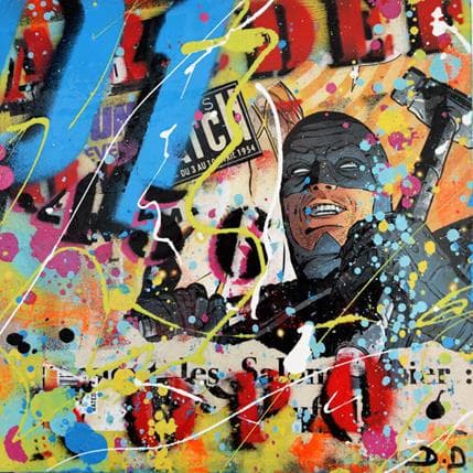 Peinture Masc n°2 par Drioton David | Tableau Pop-art Acrylique Icones Pop