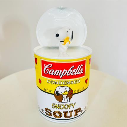 Sculpture SNOOPY SOUP by TED | Sculpture Pop art Mixed Pop icons