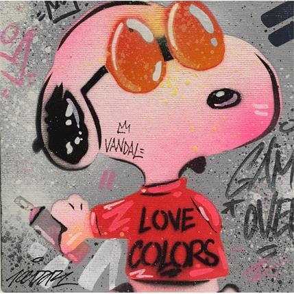 Painting Snoopy Vandal by Kedarone | Painting Street art Graffiti, Mixed Pop icons