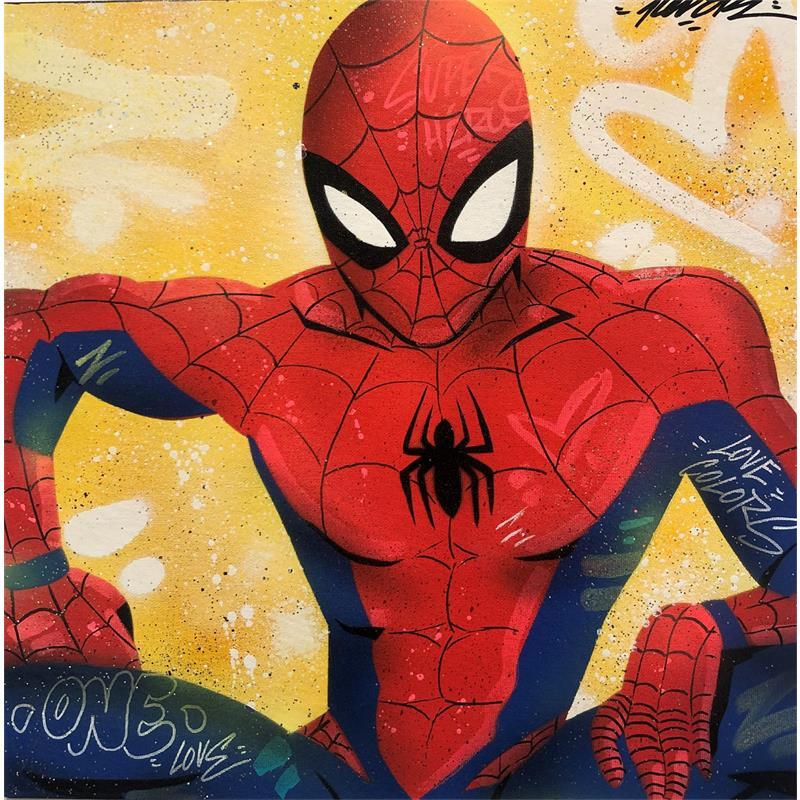 ▷ Painting Spider Man by Kedarone | Carré d'artistes