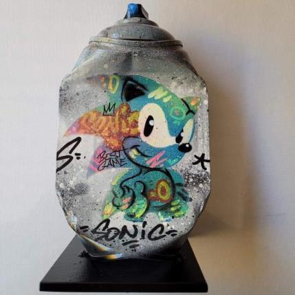 Sculpture Sonic by Kedarone | Sculpture Recycling Recycled objects