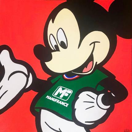 Painting Mickey 1976 by Kalo | Painting Pop art Mixed Pop icons