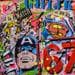 Painting Héros 51 by Drioton David | Painting Pop art Mixed Pop icons