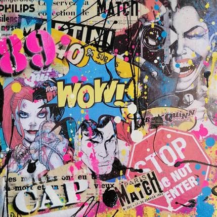 Painting Look at me by Drioton David | Painting Pop-art Acrylic Pop icons