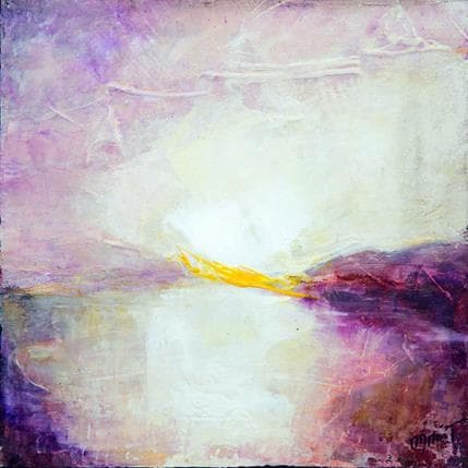 Painting Confidence d'un soir by Droit Ode | Painting Abstract Landscapes