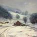 Gemälde Masia nevada von Cabello Ruiz Jose | Gemälde Figurativ Landschaften Öl
