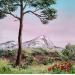 Painting Un jour en Provence by Blandin Magali | Painting Figurative Landscapes Oil