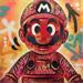 Painting Red Mario by Kedarone | Painting Pop art Pop icons Graffiti Posca