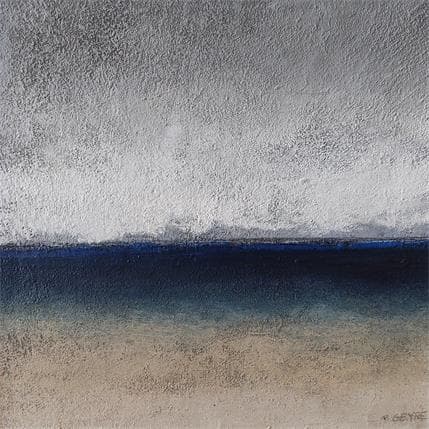 Painting Horizon by Geyre Pascal | Painting Abstract Acrylic Minimalist