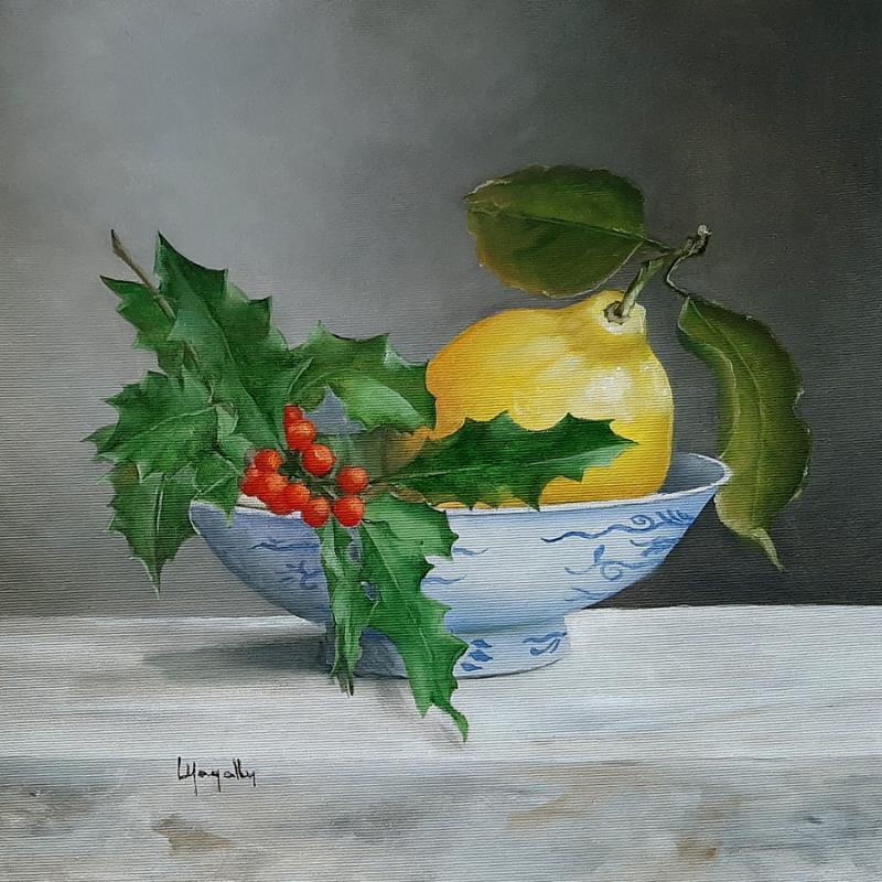 Gemälde Is it Christmas von Gouveia Magaly  | Gemälde Figurativ Stillleben Öl