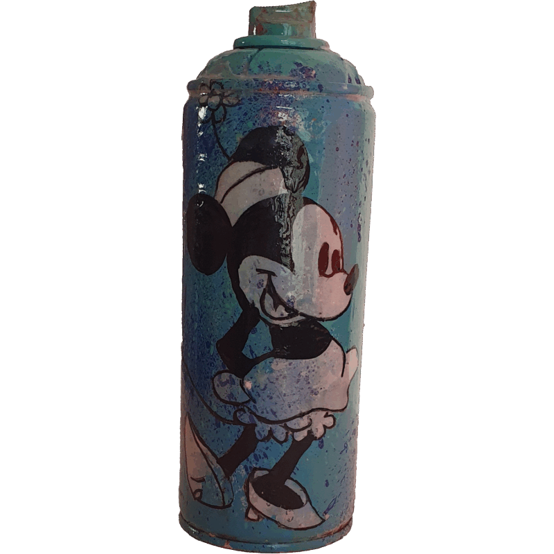 Sculpture Mickey And minnie par Kikayou | Sculpture Pop-art Graffiti