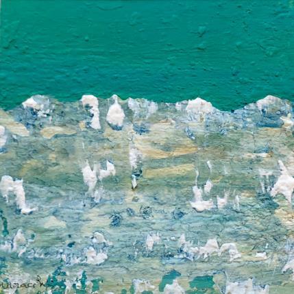 Peinture M537 par Moracchini Laurence | Tableau Abstrait Acrylique Marine, Paysages