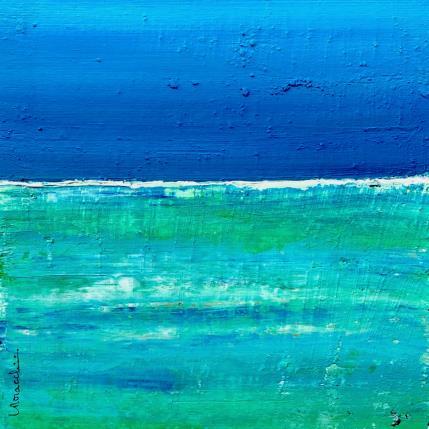 Painting D405 by Moracchini Laurence | Painting Abstract Acrylic Landscapes, Marine, Pop icons