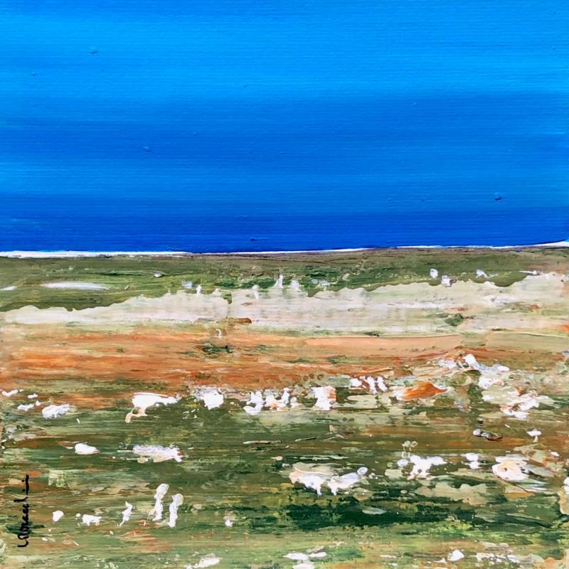Painting D406 by Moracchini Laurence | Painting Figurative Landscapes Marine Acrylic