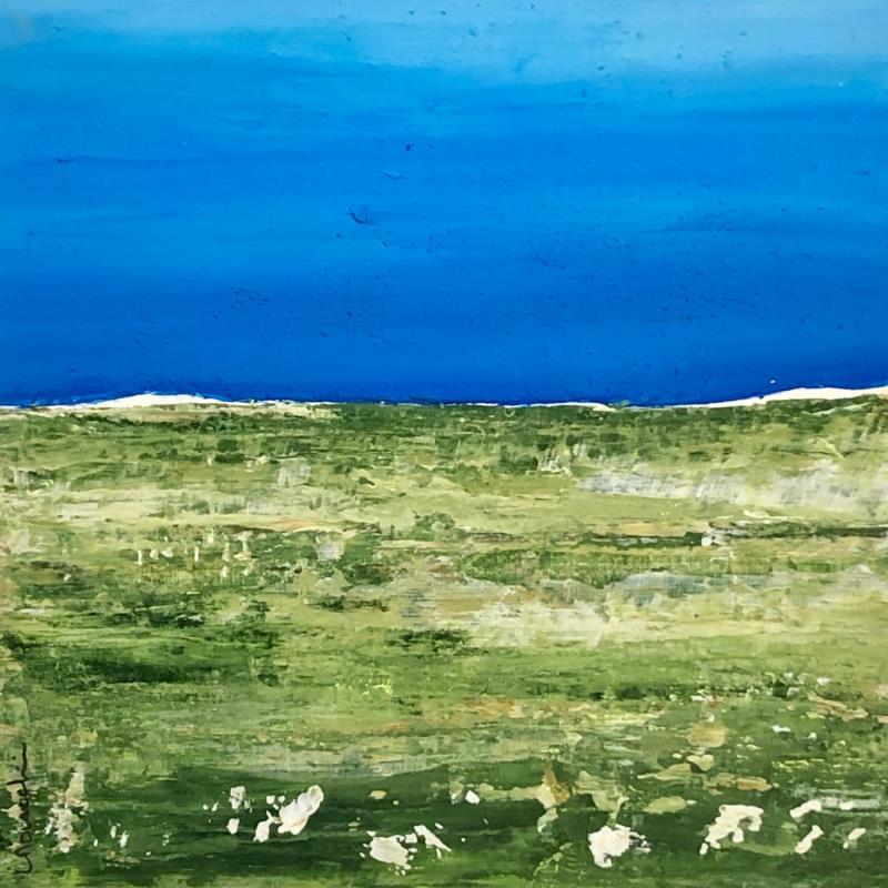 Gemälde V438 von Moracchini Laurence | Gemälde Abstrakt Landschaften Marine Acryl