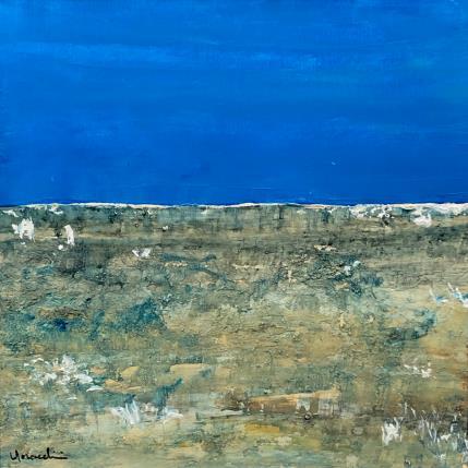 Painting V439 by Moracchini Laurence | Painting Figurative Mixed Landscapes, Marine, Minimalist
