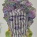 Gemälde Frida, le miroir d'un talent von Schroeder Virginie | Gemälde Pop-Art Pop-Ikonen Öl Acryl