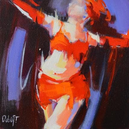 Painting Burlesque by Dubost | Painting Figurative Acrylic Life style