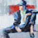 Painting Marvin by Dubost | Painting Figurative Life style Acrylic