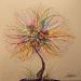 Painting L'arbre de mes tendresses  by Fonteyne David | Painting Figurative Landscapes Acrylic