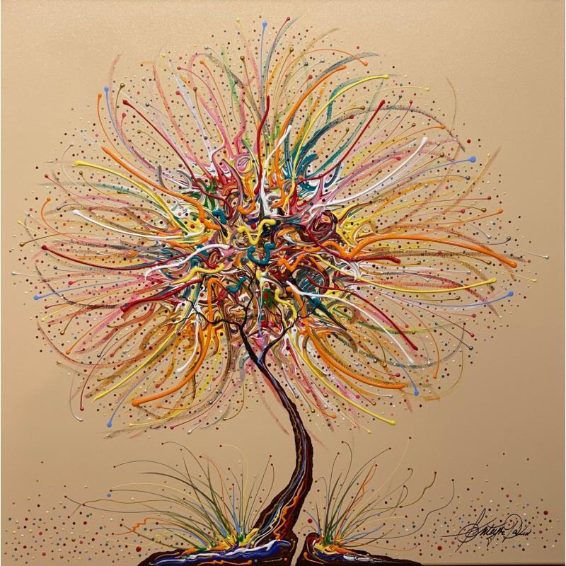 Painting L'arbre de mes tendresses  by Fonteyne David | Painting Figurative Acrylic Landscapes