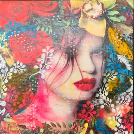 Painting Lorenne by Patricia Frida | Painting Figurative Mixed