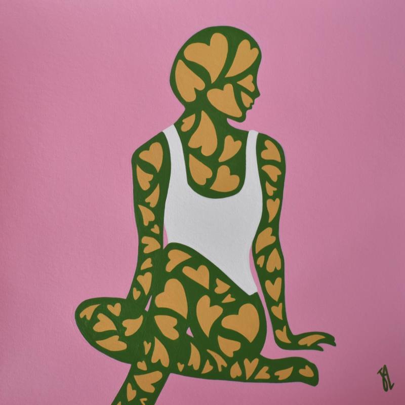 Painting La Métamorphose  by Julie-Anne | Painting Surrealism Acrylic Nude
