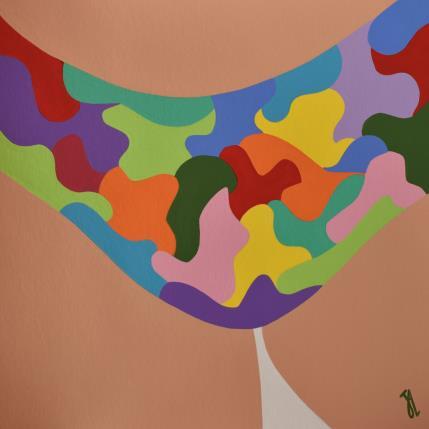 Painting Dancing Queen  by Julie-Anne | Painting Surrealism Acrylic Nude