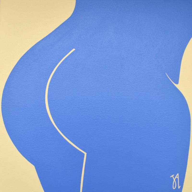 Painting Turn Your Back n°10 by Julie-Anne | Painting Figurative Nude Acrylic