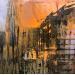 Gemälde Tiny Orange KTdral - Cathédrale de Strasbourg von Horea | Gemälde Figurativ Öl