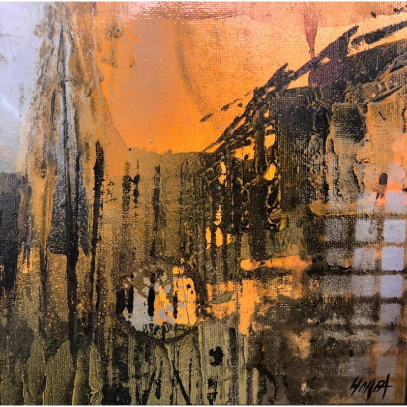 Painting Tiny Orange KTdral - Cathédrale de Strasbourg by Horea | Painting Figurative Oil