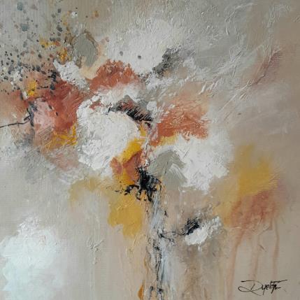 Painting Délicatement by Dupetitpré Roselyne | Painting Abstract Acrylic Minimalist