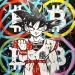 Painting Son Goku loves Louis Vuitton by Cornée Patrick | Painting Pop art Mixed Pop icons
