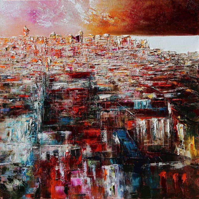 Painting Havana Cuba by Reymond Pierre | Painting Figurative Oil Urban