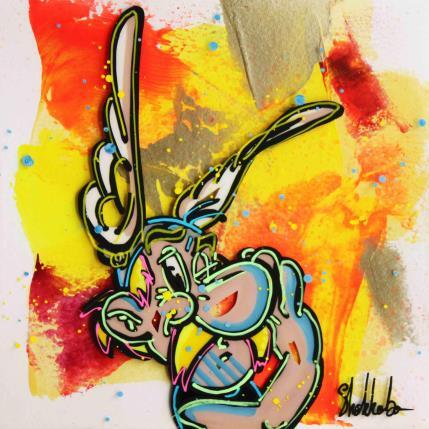 Painting Asterix 399a by Shokkobo | Painting Pop art Mixed Pop icons