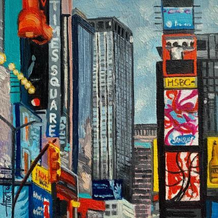 Painting Times square colours  by Parisotto Alice | Painting Raw art Oil Urban
