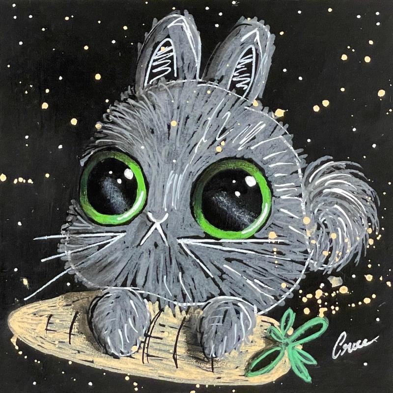 Painting Cosmos by Croce | Painting Naive art Acrylic Animals