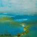 Painting A 20.10.22 by Chebrou de Lespinats Nadine | Painting Abstract Landscapes Marine Oil