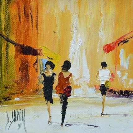Painting Diaphaneité by Dupin Dominique | Painting Figurative Oil Life style