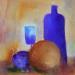 Painting A 28.11.22 by Chebrou de Lespinats Nadine | Painting Abstract Still-life Oil