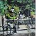 Painting Montmartre stairs  by Rasa | Painting