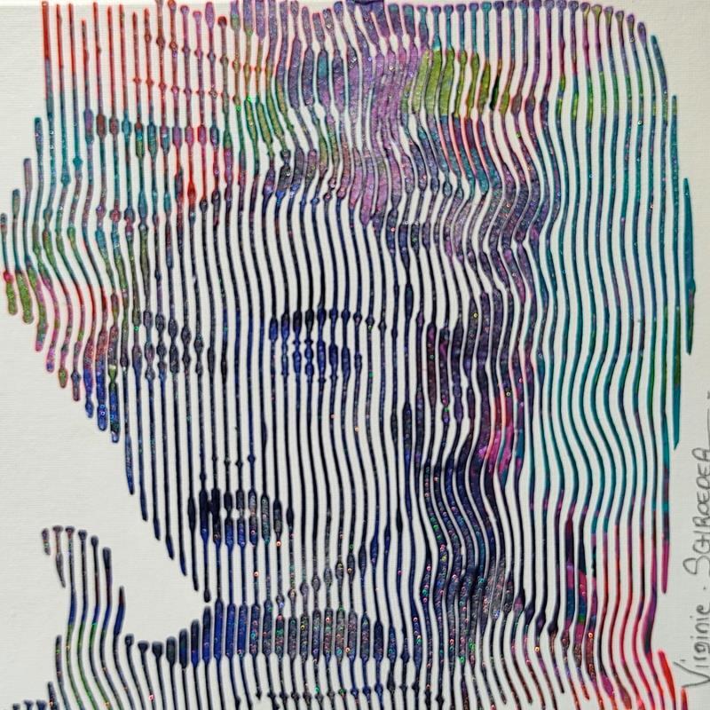Peinture Madonna: unique, inoubliable, talentueuse par Schroeder Virginie | Tableau Pop-art Icones Pop Huile Acrylique